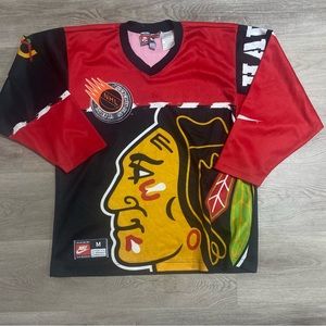 Vintage Nike AOP Blackhawks Hockey Jersey